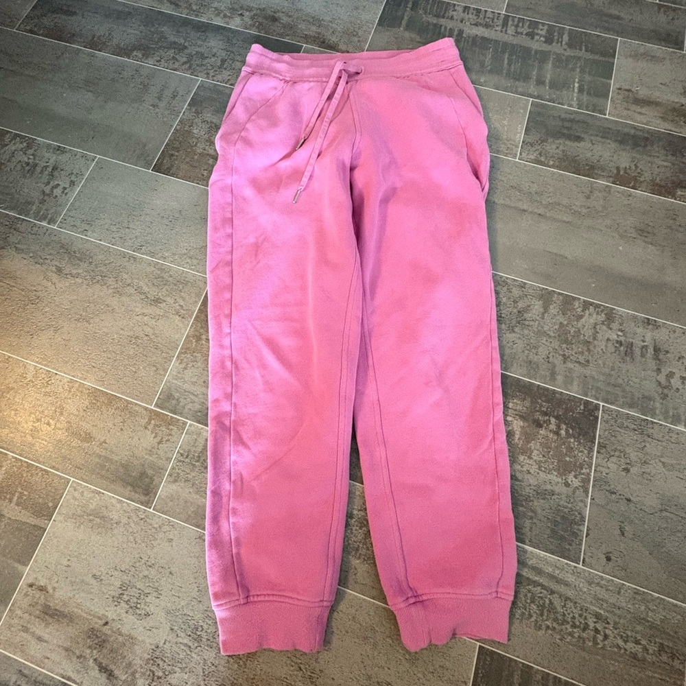 lululemon athletica Pink Fleece Jogger Pants